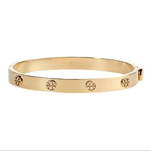Tory Burch Miller Hinge Gold Bracelet